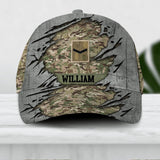 Personalized British Veteran/ Solider Peaked Cap 3D Printed 22AUG-DT13