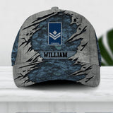 Personalized Canadian Veteran/ Solider Peaked Cap 3D Printed 22AUG-DT13
