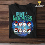 Personalized Auntie Of Nightmares Halloween Tshirt Printed 22AUG-HQ13