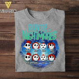 Personalized Auntie Of Nightmares Halloween Tshirt Printed 22AUG-HQ13