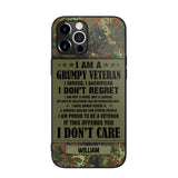 Personalized German Veteran/Soldier Phone Case Printed 22AUG-HY13