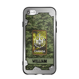 Personalized Solider/ Veteran Canada Phone Case Printed DMDT1508