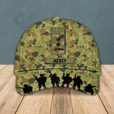 Personalized Australian Veteran/ Solider Cap 3D Printed DMVQ1508