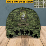 Personalized Canada Veteran/ Solider Cap 3D Printed DMVQ1508