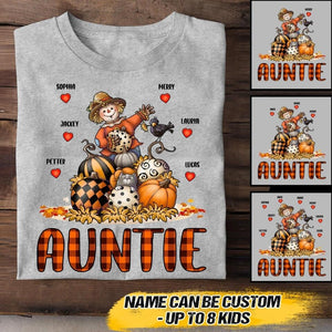 Personalized Auntie Kid Tshirt Printed 22AUG-HQ13