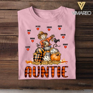 Personalized Auntie Kid Tshirt Printed 22AUG-HQ13