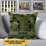 Personalized Swedish Veterans/Soldier Pillow Printed 22AUG-HY16