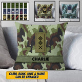 Personalized Irish Veterans/Soldier Pillow Printed 22AUG-HY16