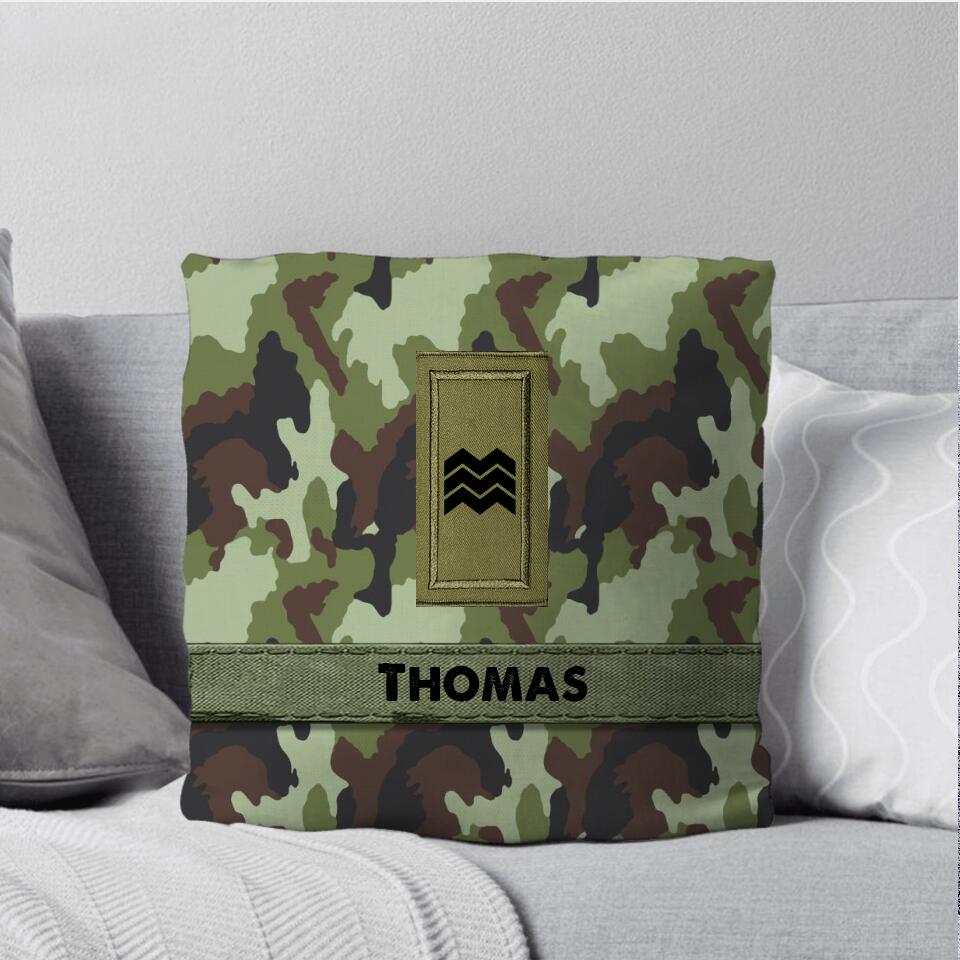 Personalized Irish Veterans/Soldier Pillow Printed 22AUG-HY16