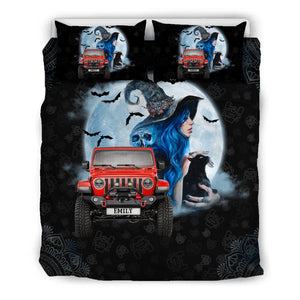 Personalized Jeep Halloween Bedding Set Printed 22AUG-DT16