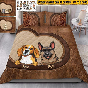 Personalized Dog Lover Bedding Set Printed 22AUG-HQ17