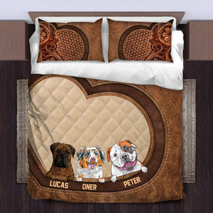 Personalized Dog Lover Bedding Set Printed 22AUG-HQ17