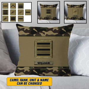 Personalized French Veterans/Soldier Pillow Printed 22AUG-HY17