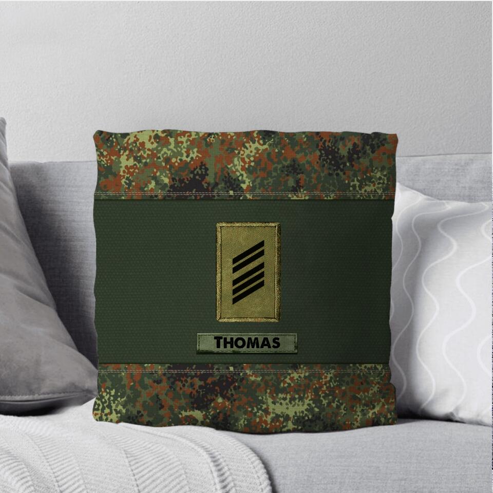 Personalized German Veterans/Soldier Pillow Printed 22AUG-HY17