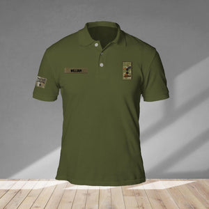 Personalized Australian Veteran/ Solider Rank Polo Shirts 3D Printed QTVQ1708