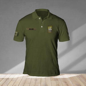Personalized Canadian Veteran/ Solider Rank Polo Shirts 3D Printed QTVQ1708