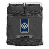 Personalized Veteran/Solider Canada Bedding Set Printed DMDT1708