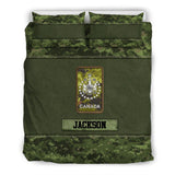 Personalized Veteran/Solider Canada Bedding Set Printed DMDT1708