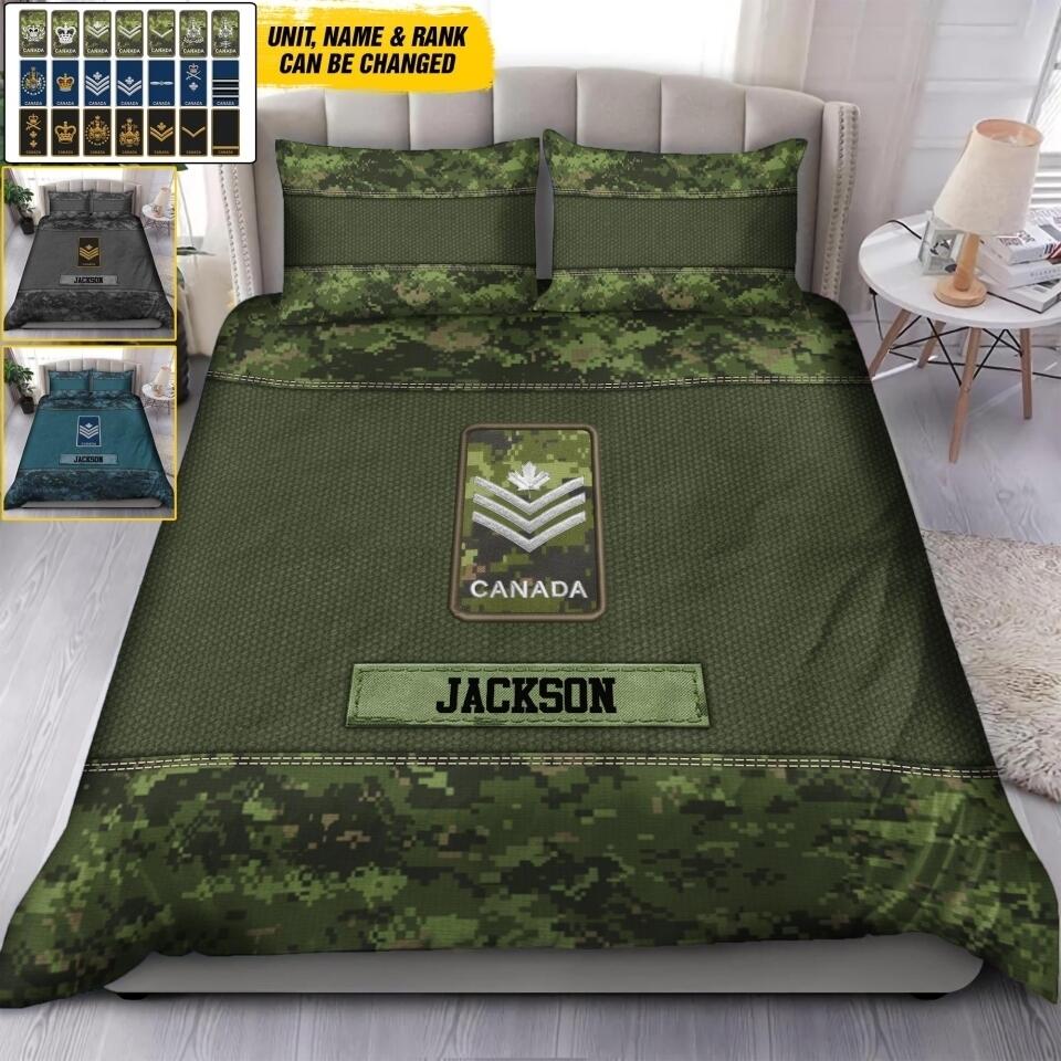 Personalized Veteran/Solider Australia Bedding Set Printed DMDT1708