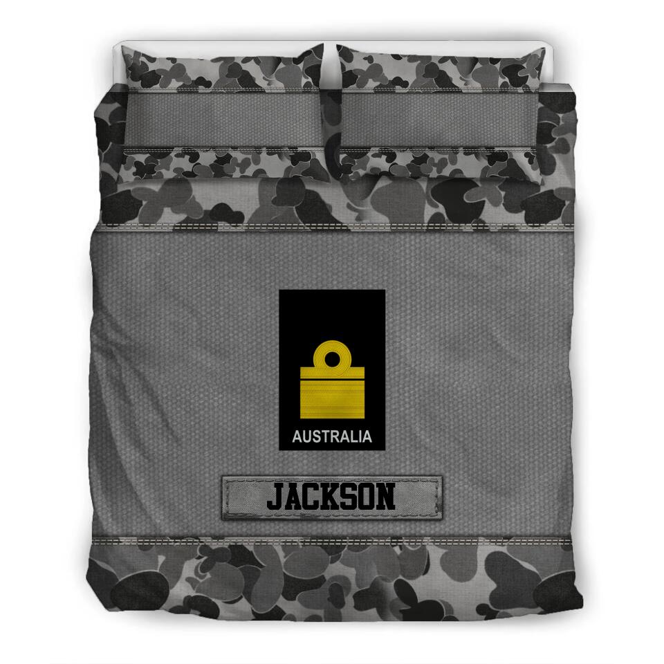 Personalized Veteran/Solider Australia Bedding Set Printed DMDT1708