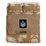 Personalized Veteran/Solider United Kindom Bedding Set Printed DMDT1708