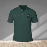Personalized Belgium Veteran/ Solider Rank Polo Shirts 3D Printed QTVQ1908
