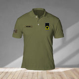 Personalized Belgium Veteran/ Solider Rank Polo Shirts 3D Printed QTVQ1908