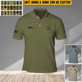 Personalized German Veteran/ Solider Rank Polo Shirts 3D Printed QTVQ1908