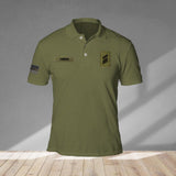 Personalized German Veteran/ Solider Rank Polo Shirts 3D Printed QTVQ1908