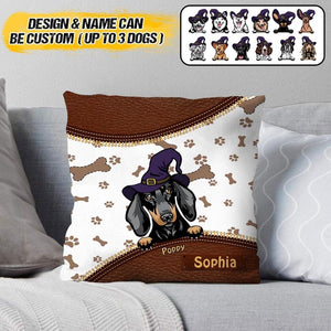 Personalized Halloween Dog Pillow Printed NQVQ1908