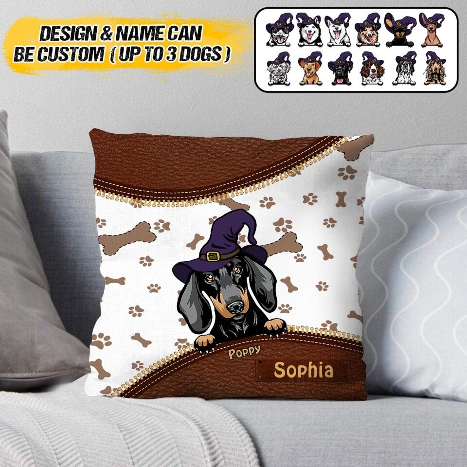 Personalized Halloween Dog Pillow Printed NQVQ1908