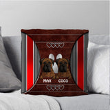 Personalized Dog Lovers Pillow Printed QTDT2208