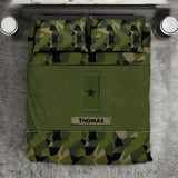 Personalized Swedish Veterans/Soldier Bedding Set Printed 22AUG-MA23