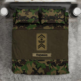 Personalized Swiss Veterans/Soldier Bedding Set Printed 22AUG-MA23