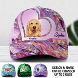 Personalized Dog Mom Colorful Sparkling 3D Cap Printed 22AUG-DT26