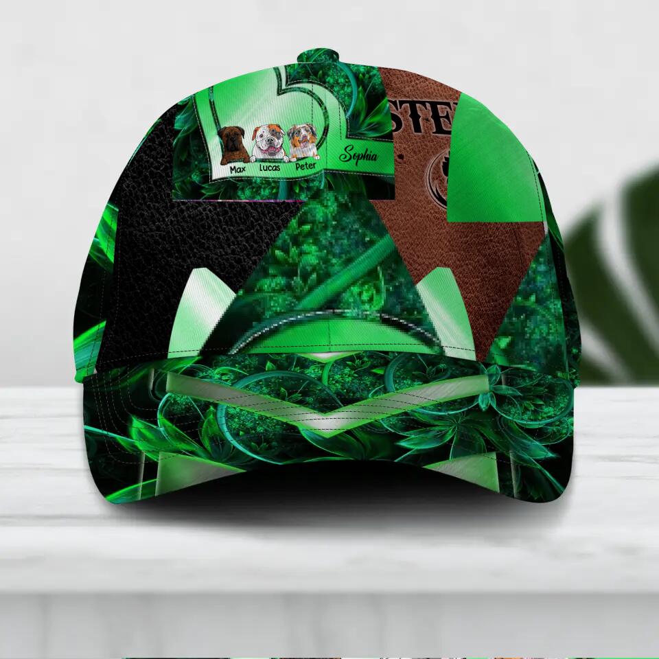 Personalized Dog Mom Colorful Sparkling 3D Cap Printed 22AUG-DT26