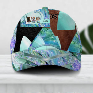 Personalized Dog Mom Colorful Sparkling 3D Cap Printed 22AUG-DT26