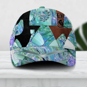 Personalized Heart Mom ( Auntie ) Colorful Sparkling 3D Cap Printed NQDT2508