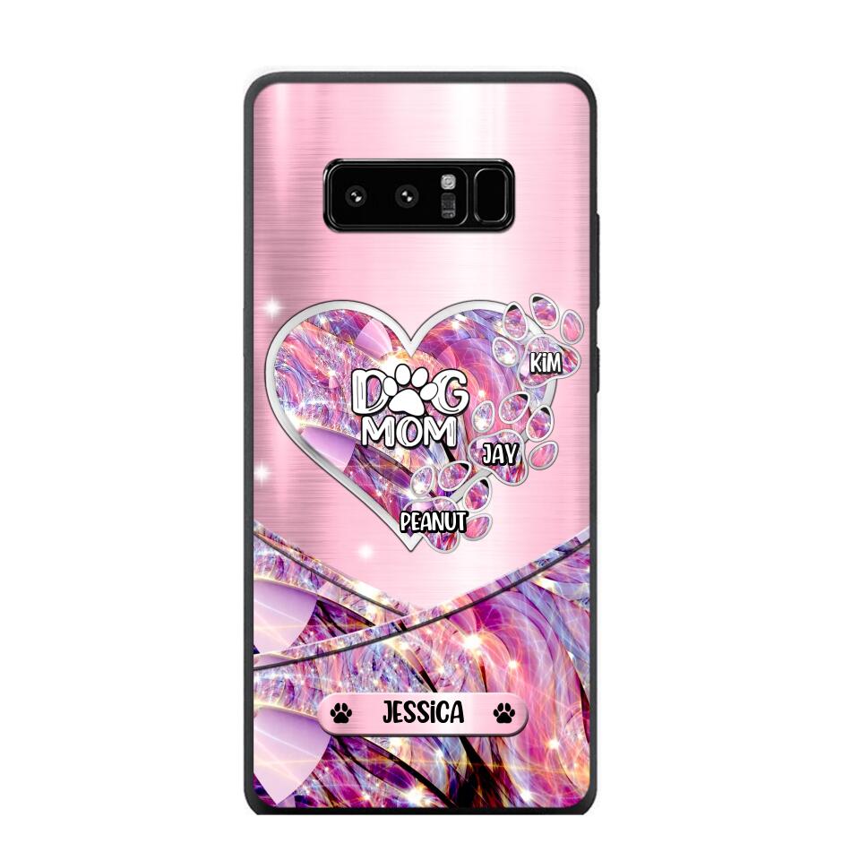 Personalized Heart Dog Mom Phonecase 3D Printed NQDT2708
