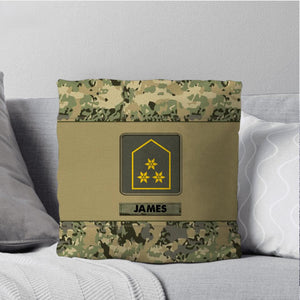 Personalized Austrian Veterans/Soldier Pillow Printed 22AUG-HY29