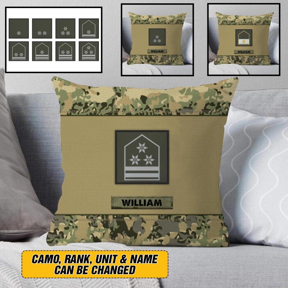 Personalized Austrian Veterans/Soldier Pillow Printed 22AUG-HY29