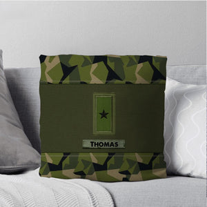 Personalized Swedish Veterans/Soldier Pillow Printed 22AUG-HY29
