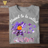 Personalized Blessed To Be Call Color Tshirt Printed QTVQ3008