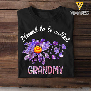 Personalized Blessed To Be Call Color Tshirt Printed QTVQ3008
