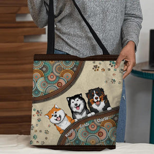 Personalized Dog Tote Bag Printed NQDT3008