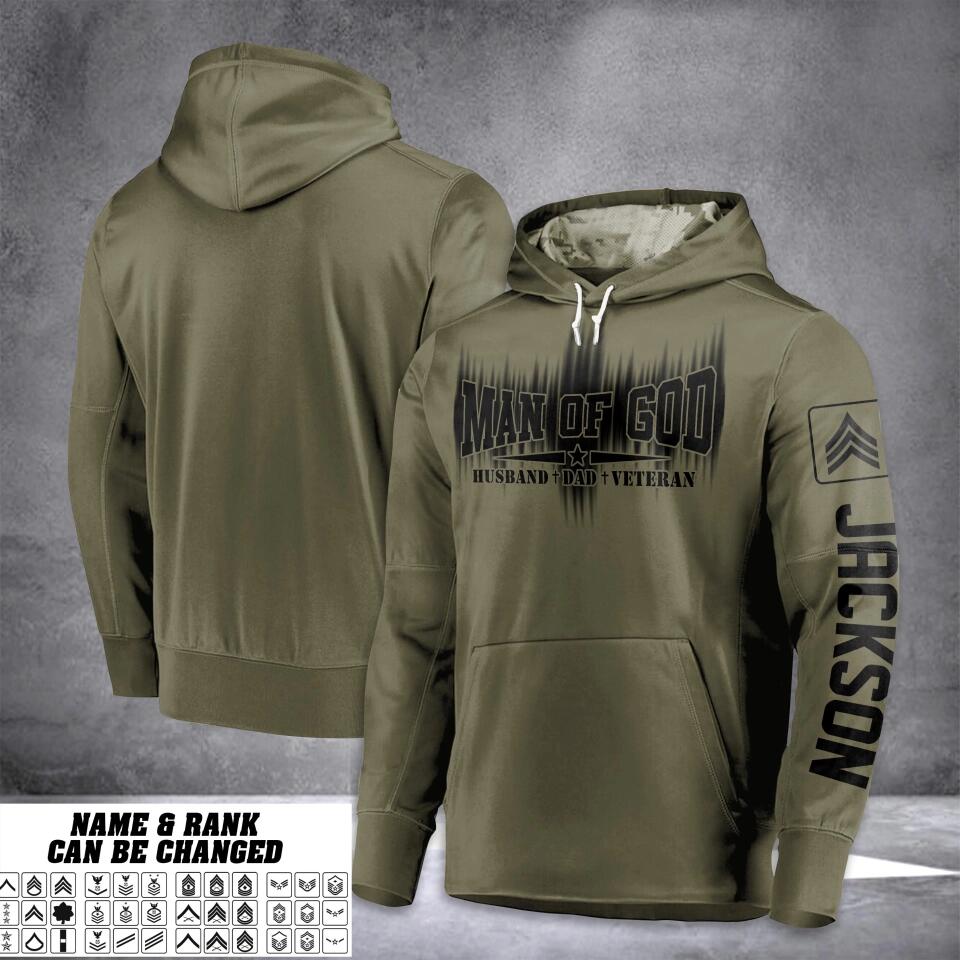 Personalized US VeteranHoodie 3D Printed QTDT30822