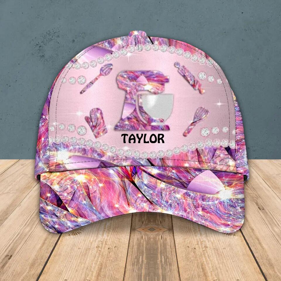 Personalized Baking Colorful Sparkling 3D Cap Printed 22AUG-HY31