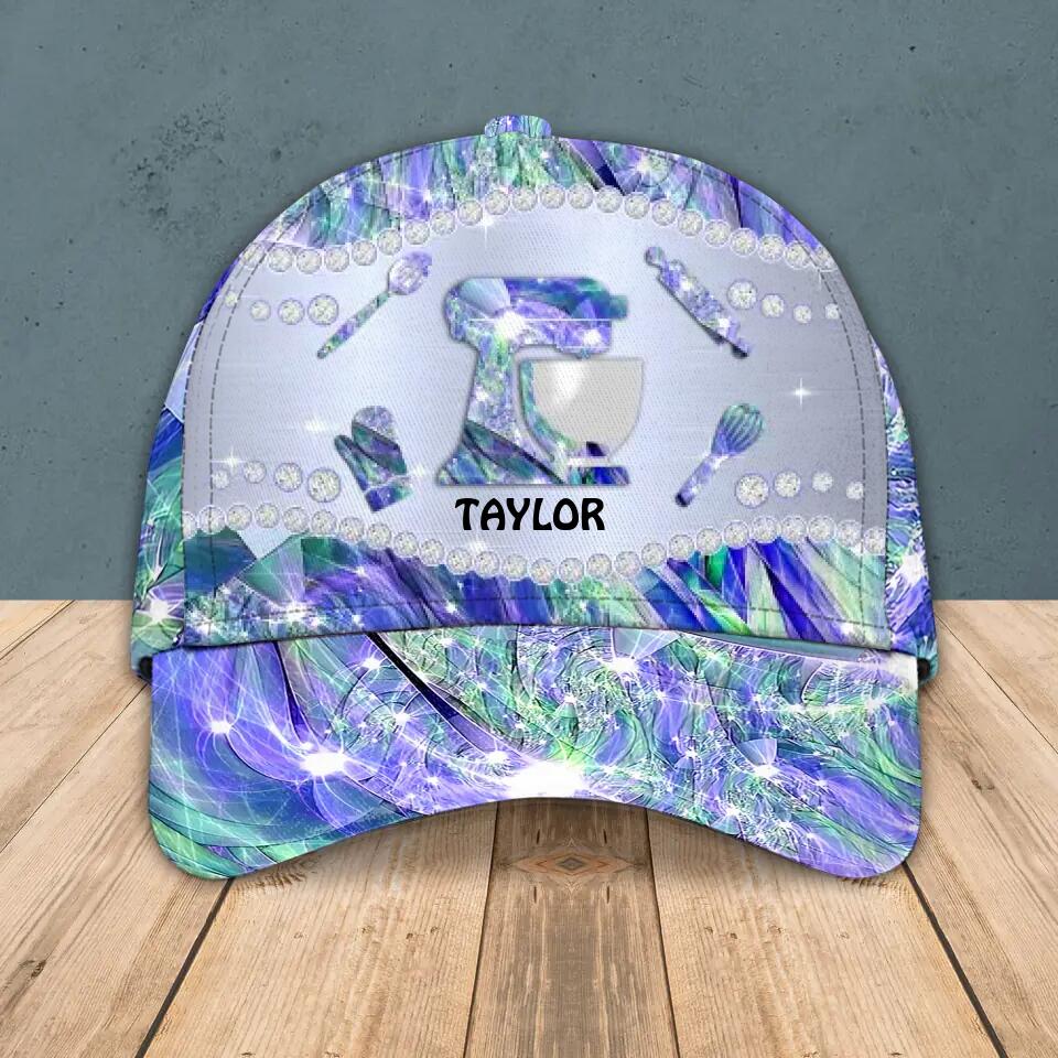 Personalized Baking Colorful Sparkling 3D Cap Printed 22AUG-HY31