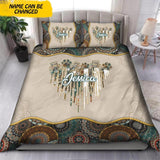 Personalized Heart, Jeep, Paw Bedding Set Printed NQDT0509