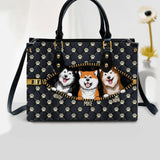 Personalized Dog Paw Cute Custom Leather Bag Printed NQVQ0509